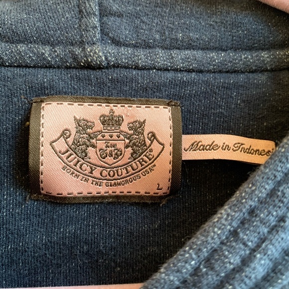 Y2K Juicy Couture Hoodie Zip Up - Picture 4 of 8